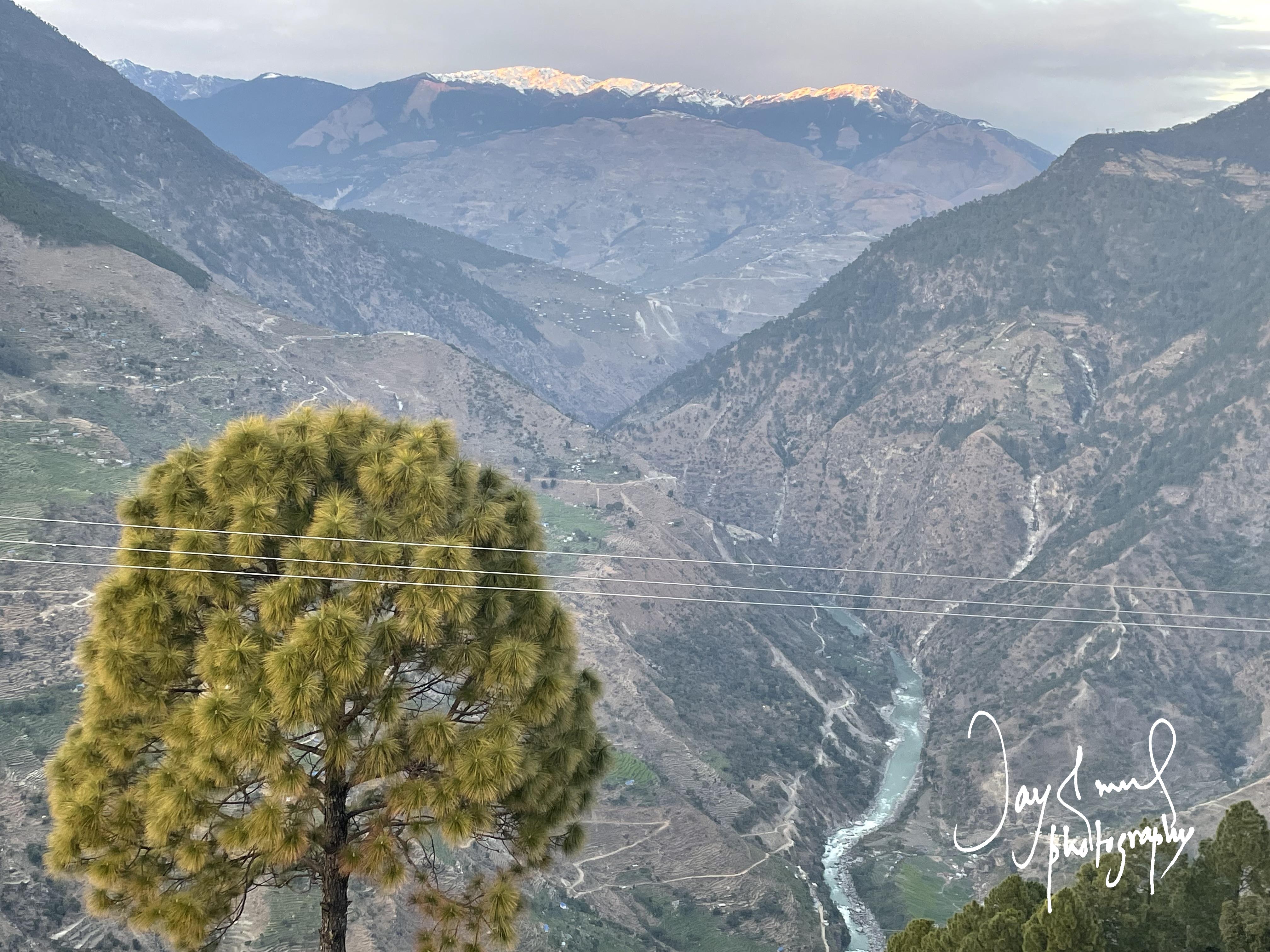 करिब ८०० मि. देखि ४५०० मि. सम्मको दृश्य (कालीकोट)